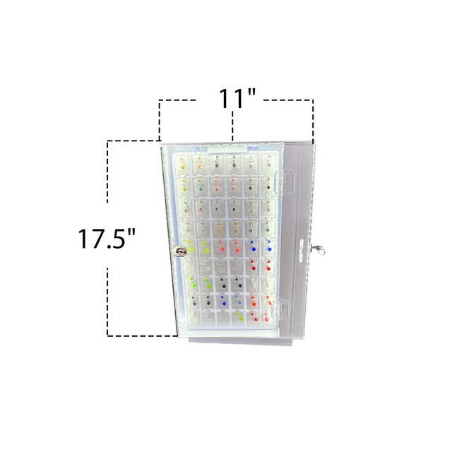 Lion Gothic - Wholesale Jewelry Set - Body Jewelry LED Display Case with 252 Pc Jewelry Included1