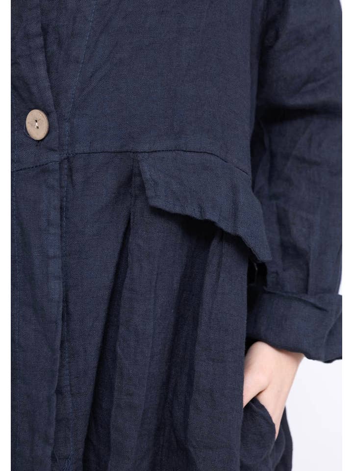 LINEN & COTTON HOUSE - Wholesale Jacket - Women's - 1142 SPRING SUMMER CLOTHING LINEN JACKET47