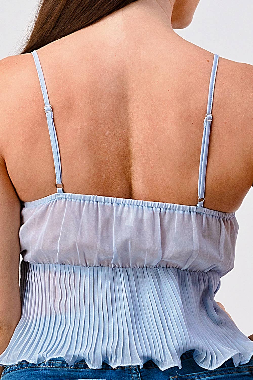 French Kiss - Vente Caraco – femme - Camisole #T4193 avec bordure en dentelle4