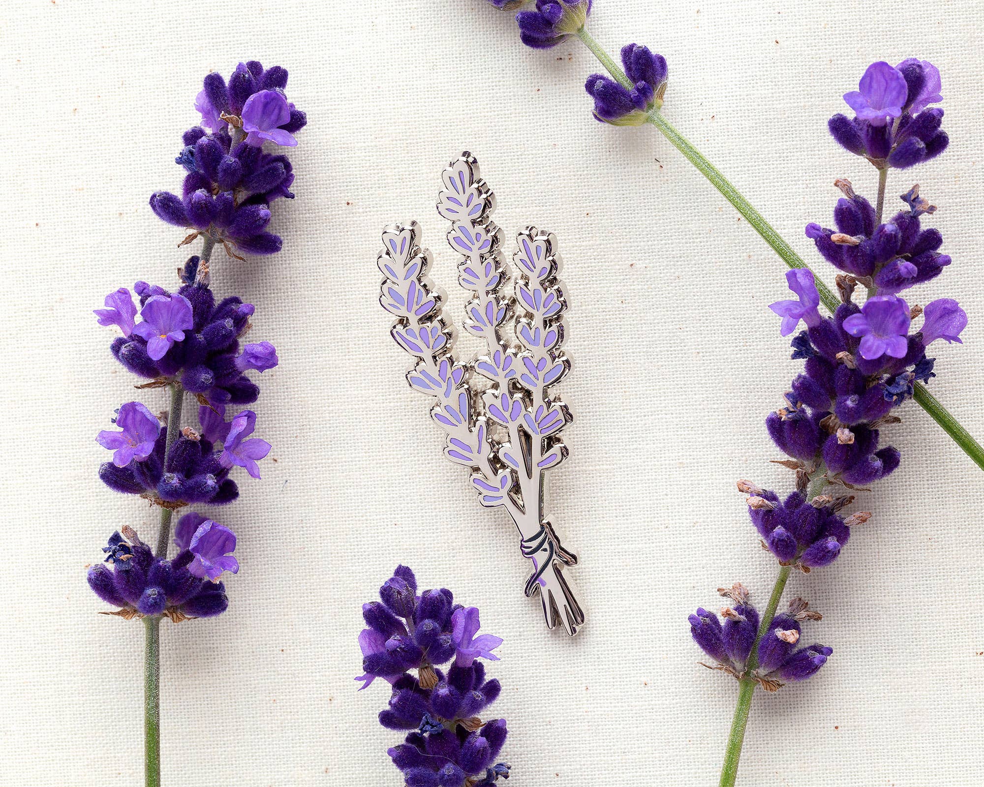Wildship Studio - Wholesale Lapel Pin/Button - Lavender Enamel Pin6