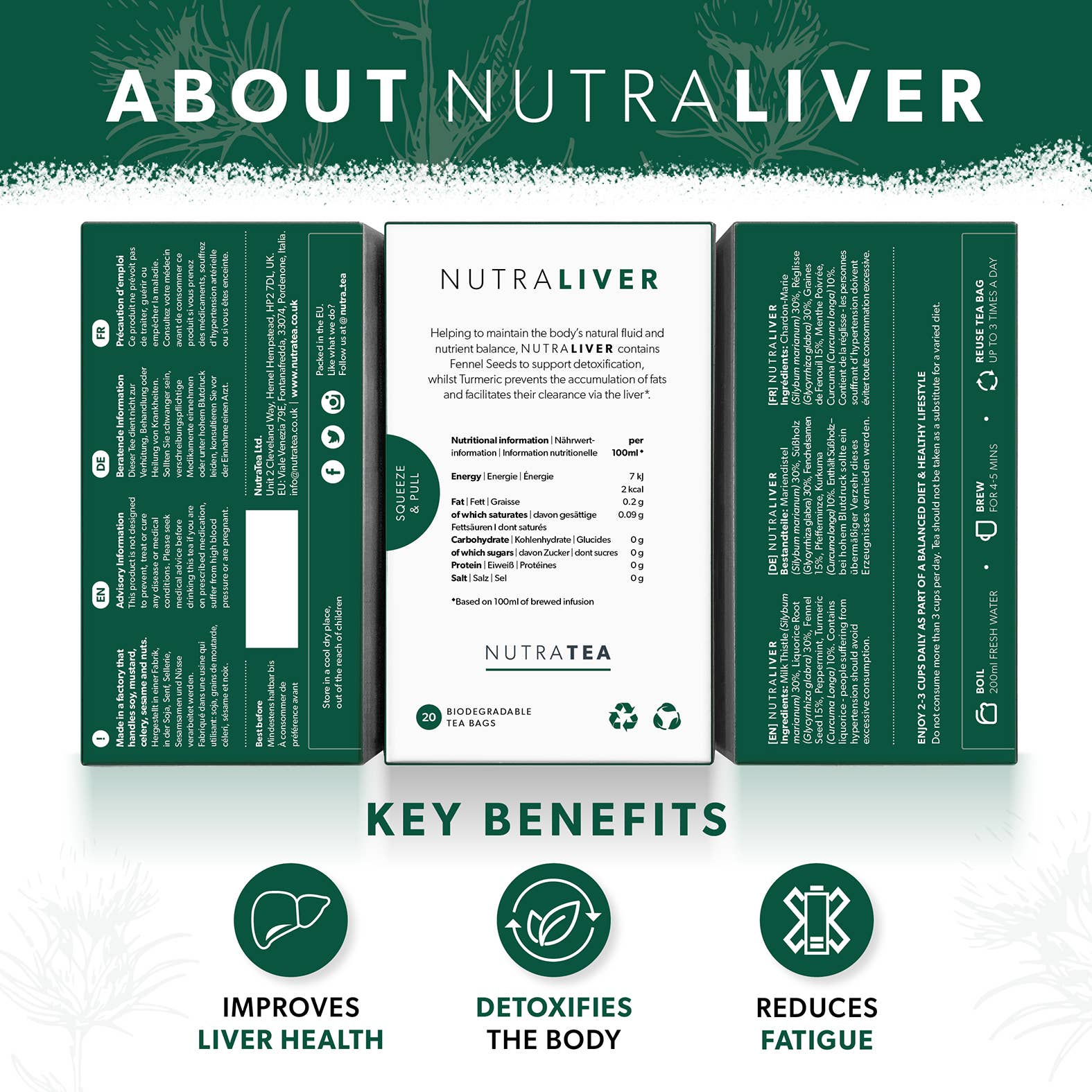 NutraTea – wholesale Health/detox tea – Nutra Liver Herbal Tea1