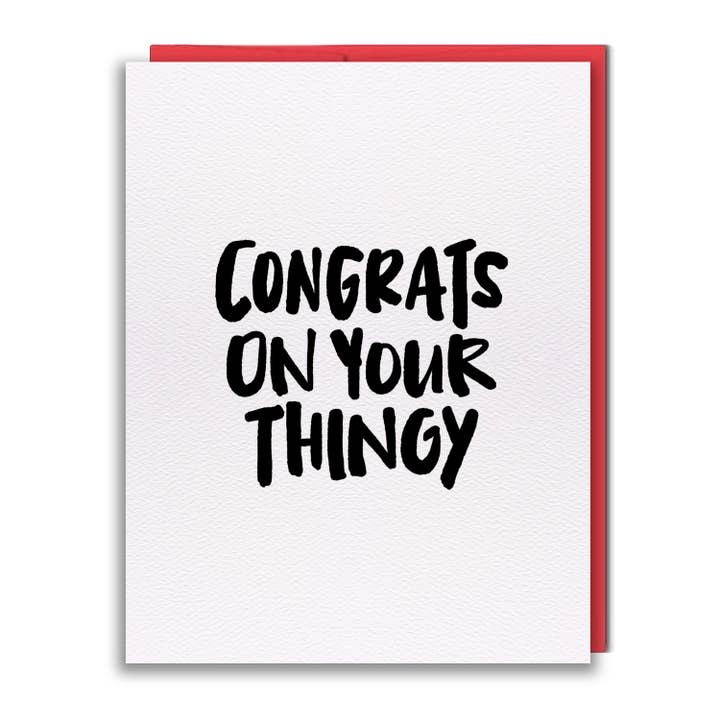 Greeting Card - Pen15 - Thingy for wholesale by studio vcky