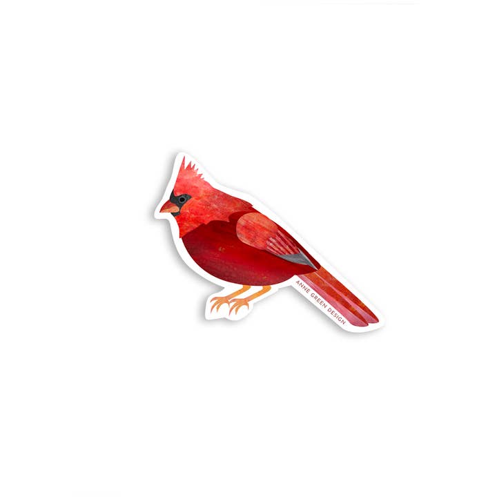 Cardinal Sticker for wholesale by Anne Green Design