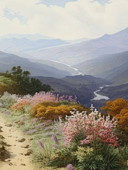 Sustainable postcard the road for wholesale by Mookstories