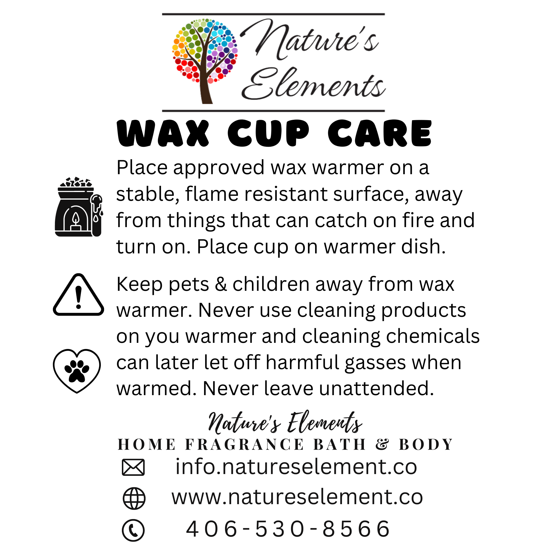 Nature's Elements – wholesale Wax melt – Wax Melt Cup3