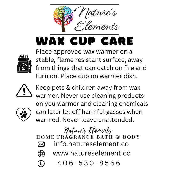 Nature's Elements - Wholesale Wax melt - Wax Melt Cup3