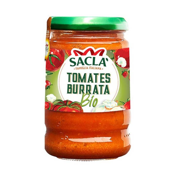 Organic Tomatoes & Burrata 190g for wholesale by Sacla