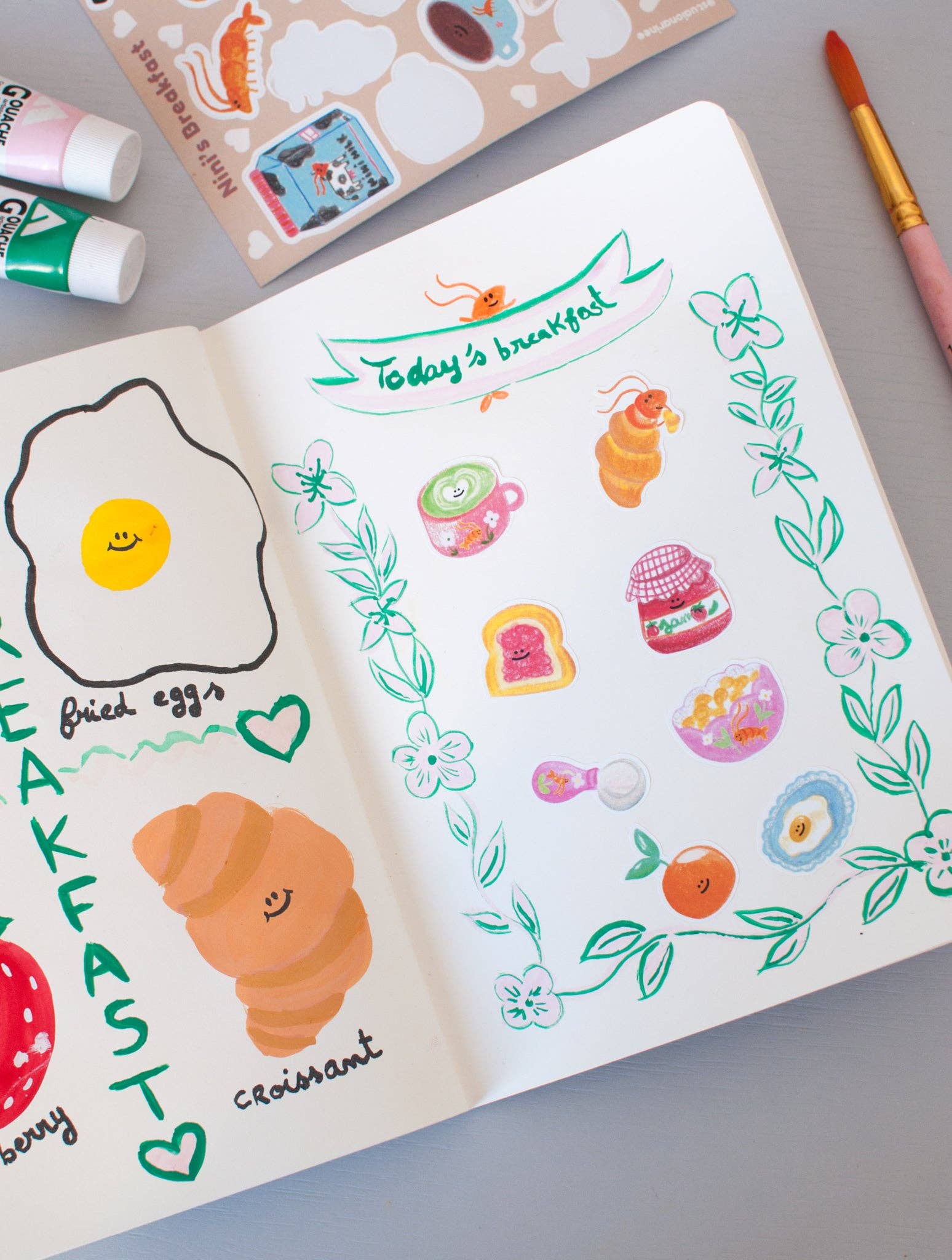 Studio Narine - Wholesale Sticker - A6 Sticker Sheet - The Breakfast Club2