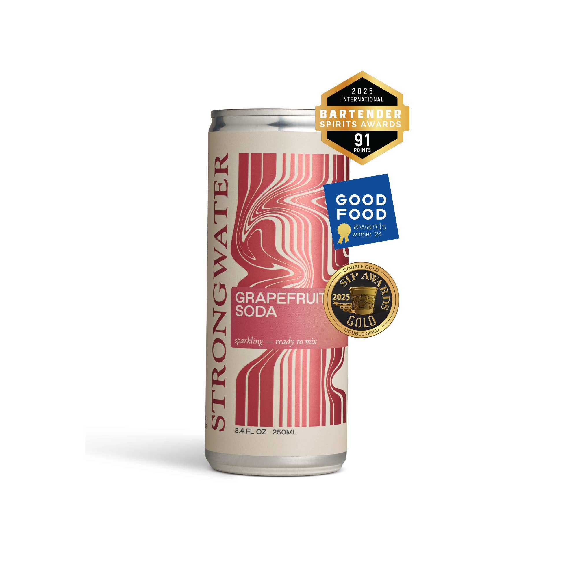 Strongwater – Großhandel Soda/kohlensäurehaltiges Getränk – Grapefruit-Soda1