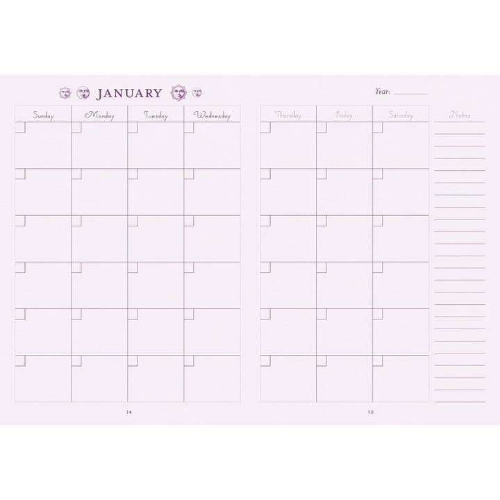 Union Square & Co. - Wholesale Planner - The Good Witch's Perpetual Planner by Shawn Robbins