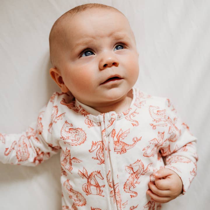 Dragon Sleepsuit for wholesale by Fox and Lottie