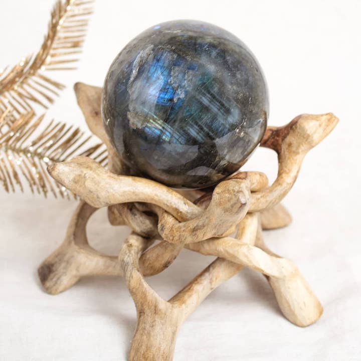 Tiny Rituals - Wholesale Spiritual Stone/Crystal - Labradorite Sphere - 1 of a Kind - Large - AAA Premium Quality9