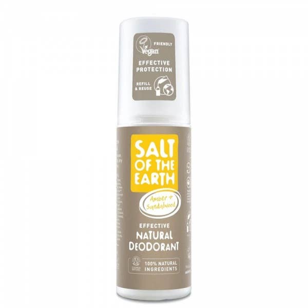 mOrganics Beauty - Wholesale Deodorant - Unisex - Salt of the Earth Natural Amber & Sandalwood Deodorant Spray0