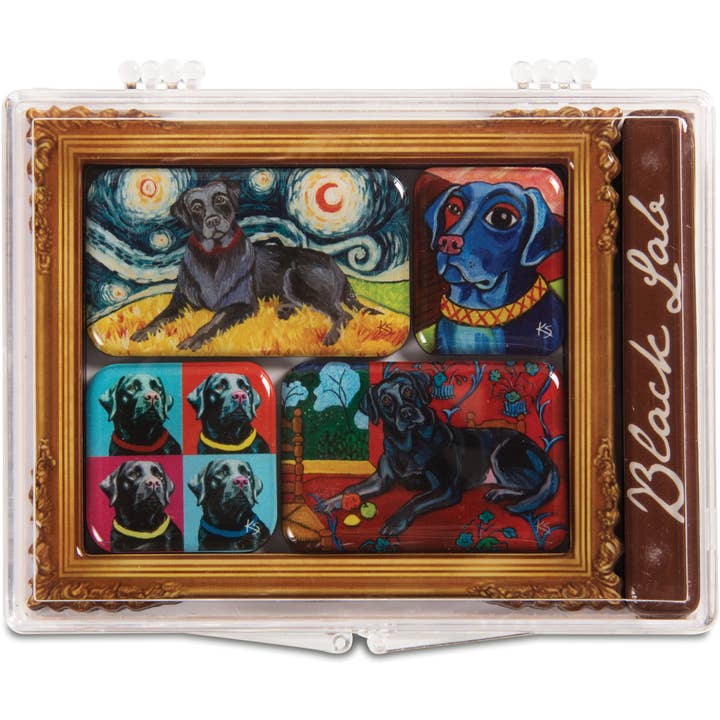 Black Lab - 3.125" x 4.125" Magnet Set for wholesale by Pavilion