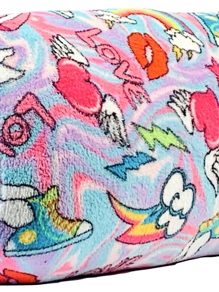 Fuzzy Fantasy Bolster Pillow for wholesale by Made With Love & Kisses