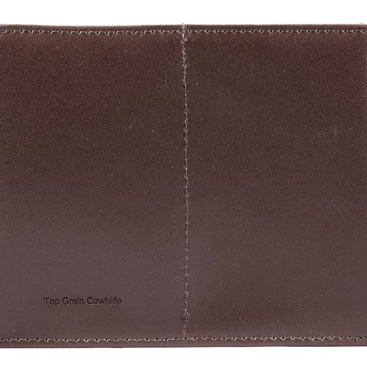 Big Skinny Wallets - Wholesale Wallet - Men's - Leather Super Skinny Bifold Wallet - Brown