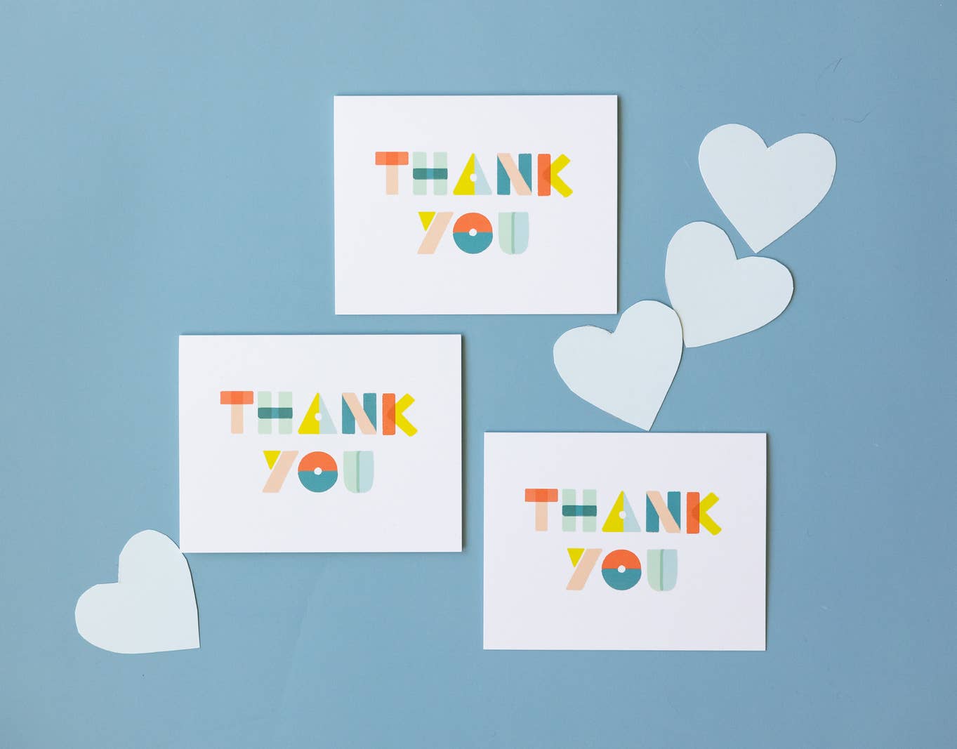 Joy Paper Co. - Wholesale Thank You Card - Thank You Shapes Card1
