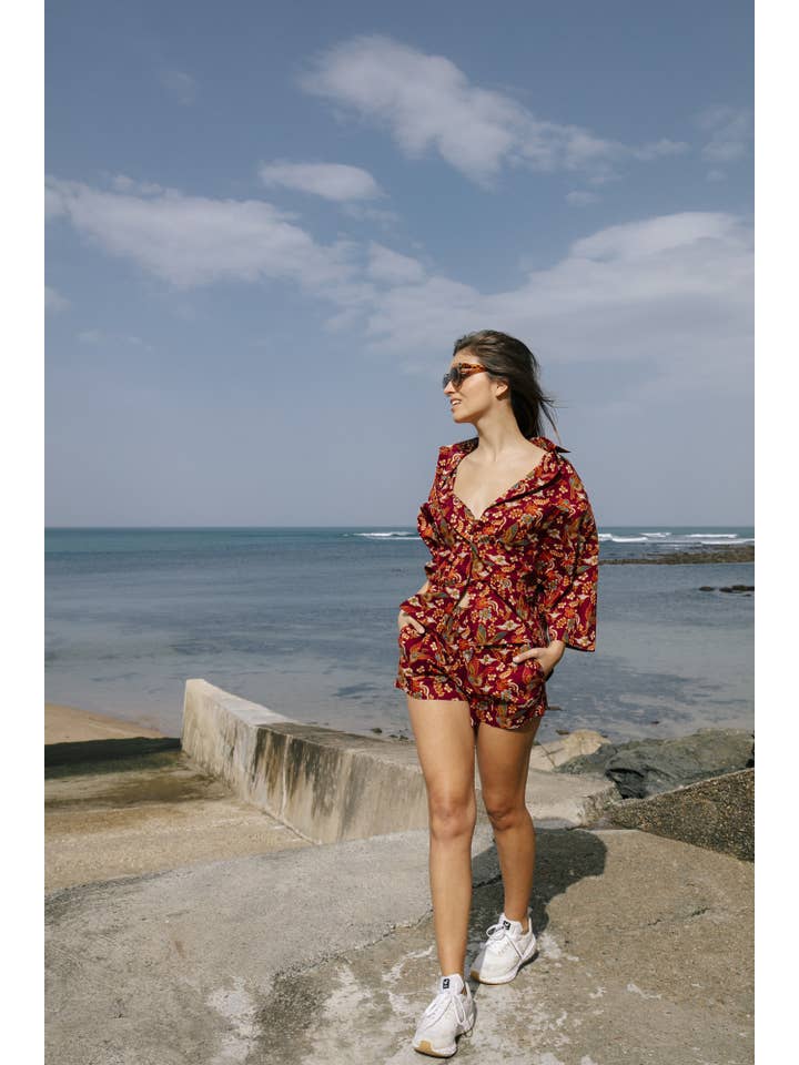 ADA PERLU - Wholesale Button Down Shirt - Women's - Suzon shirt - Indonesian Batik