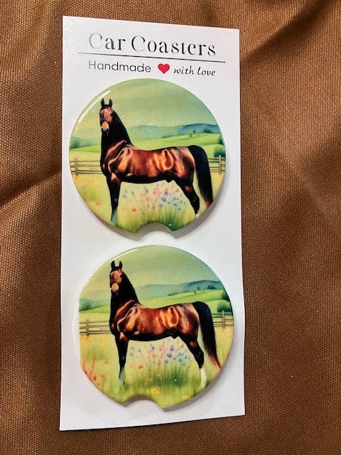 The Gift Horses – wholesale Car coaster – unisex – Personalized Ceramic Car Coasters – Custom Photo or Text – Unique Gift for Drivers, Horse & Pet Lovers, Friends & Family – Set of 27
