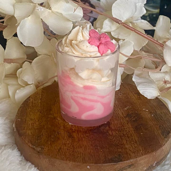 Les folies de Nicole - Wholesale Novelty Candle - Mini gourmet candle sakura blossom