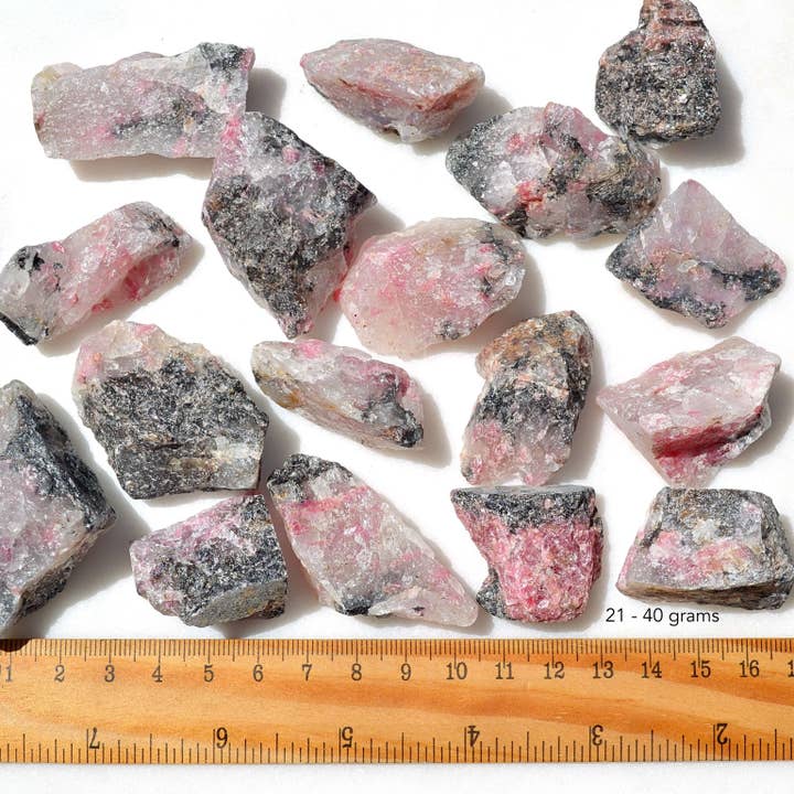 The Essential Collection - Wholesale Spiritual stone/crystal - Raw/Rough Rhodonite Crystals2