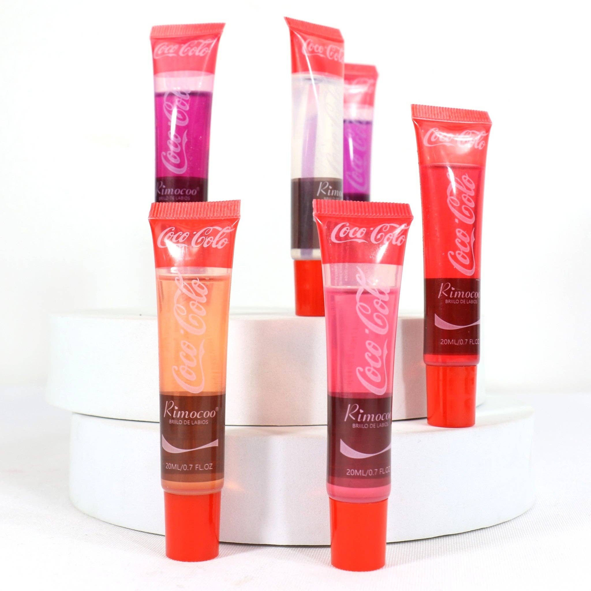 ASSORTED Funny Soda Lip Oil D2356 (24PC) for wholesale on Faire5