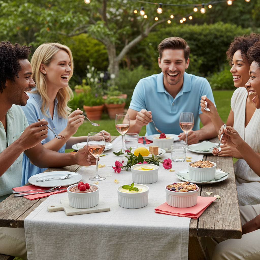 Kadra Kitchenware - Vente Ramequin - Vikko Lightning - Ramequin rond blanc, 7,5 oz, 4 po2