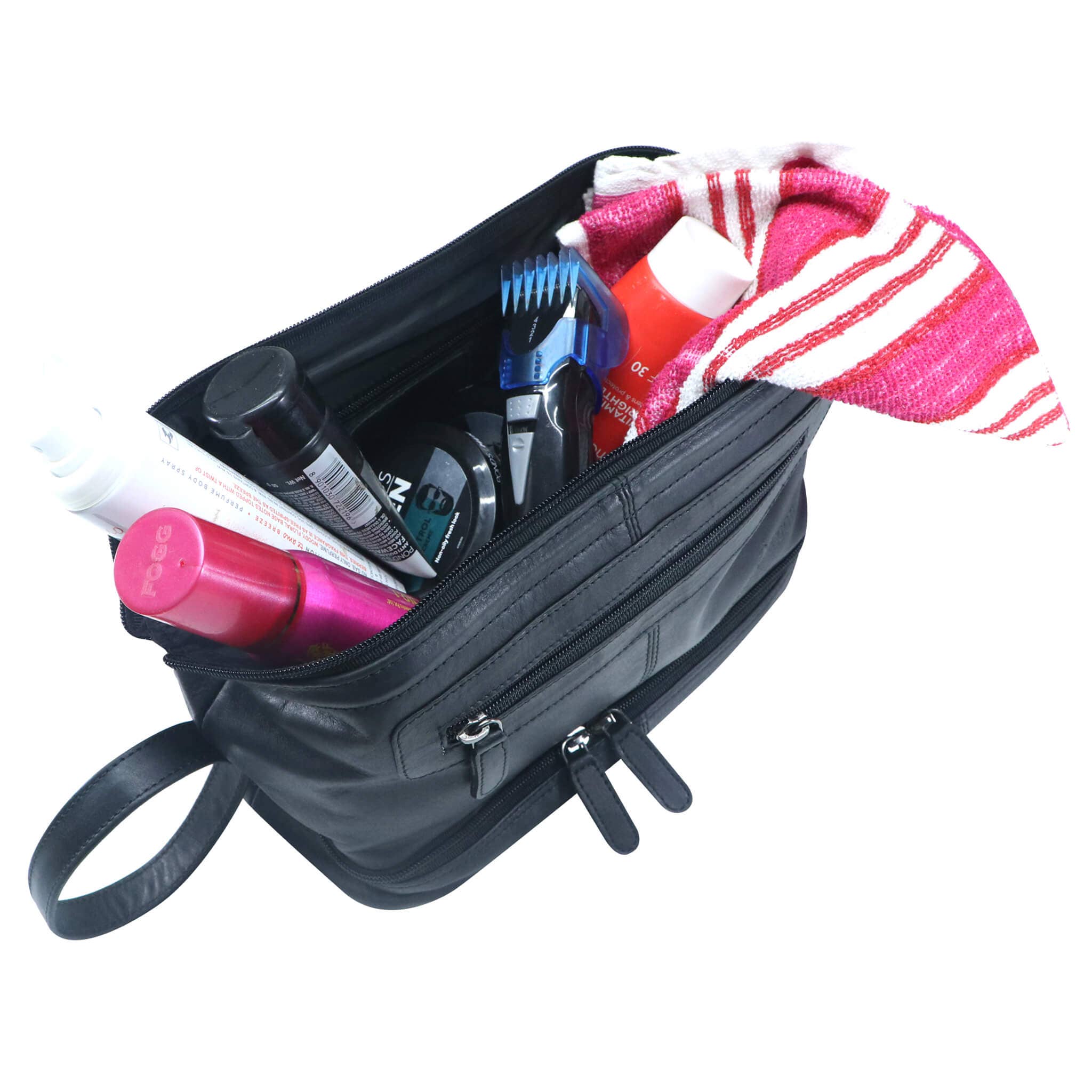 Greenwood – Großhandel Schmink-/Kosmetiktasche – Hans Kosmetiktasche Damen Leder Große Kulturtasche Herren Wasserfest20