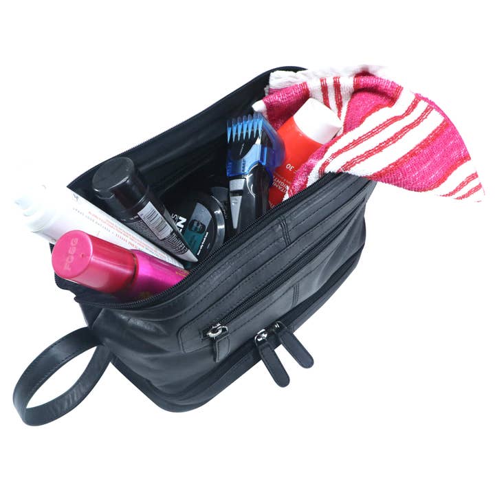 Greenwood – Großhandel Schmink-/Kosmetiktasche – Hans Kosmetiktasche Damen Leder Große Kulturtasche Herren Wasserfest20