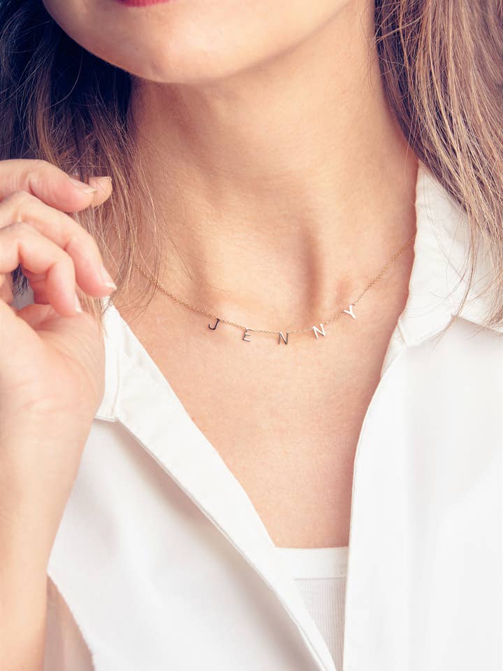 Initial NAME Necklace for wholesale by BelkyMood