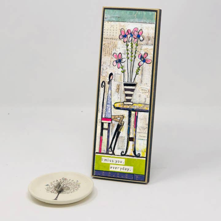 Placa de secretária Miss 9x3 por atacado de Vintage Girl Designs LLC