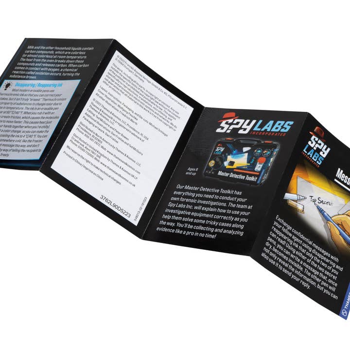 Thames & Kosmos UK LP – wholesale DIY craft kit – Child – Spy Labs Secret Message Tools - Detective Kit9