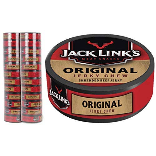 Shop The King - Wholesale Jerky - Jack Link's Jerky Chew Original 0.32 oz. Shredded Beef Jerky 100% Beef 12-Cans