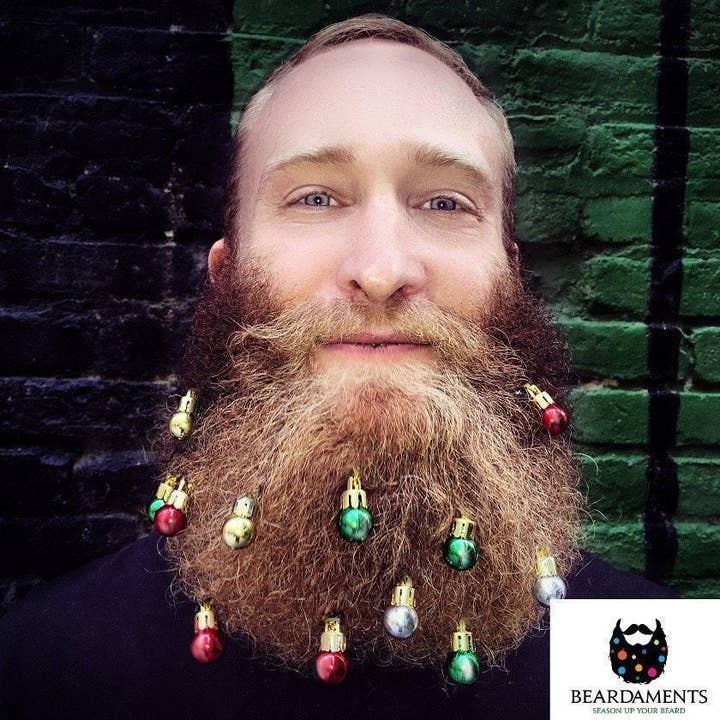 Beardaments - Wholesale Beard styling product - Beardaments Beard Ornaments - Beard Baubles for Christmas2