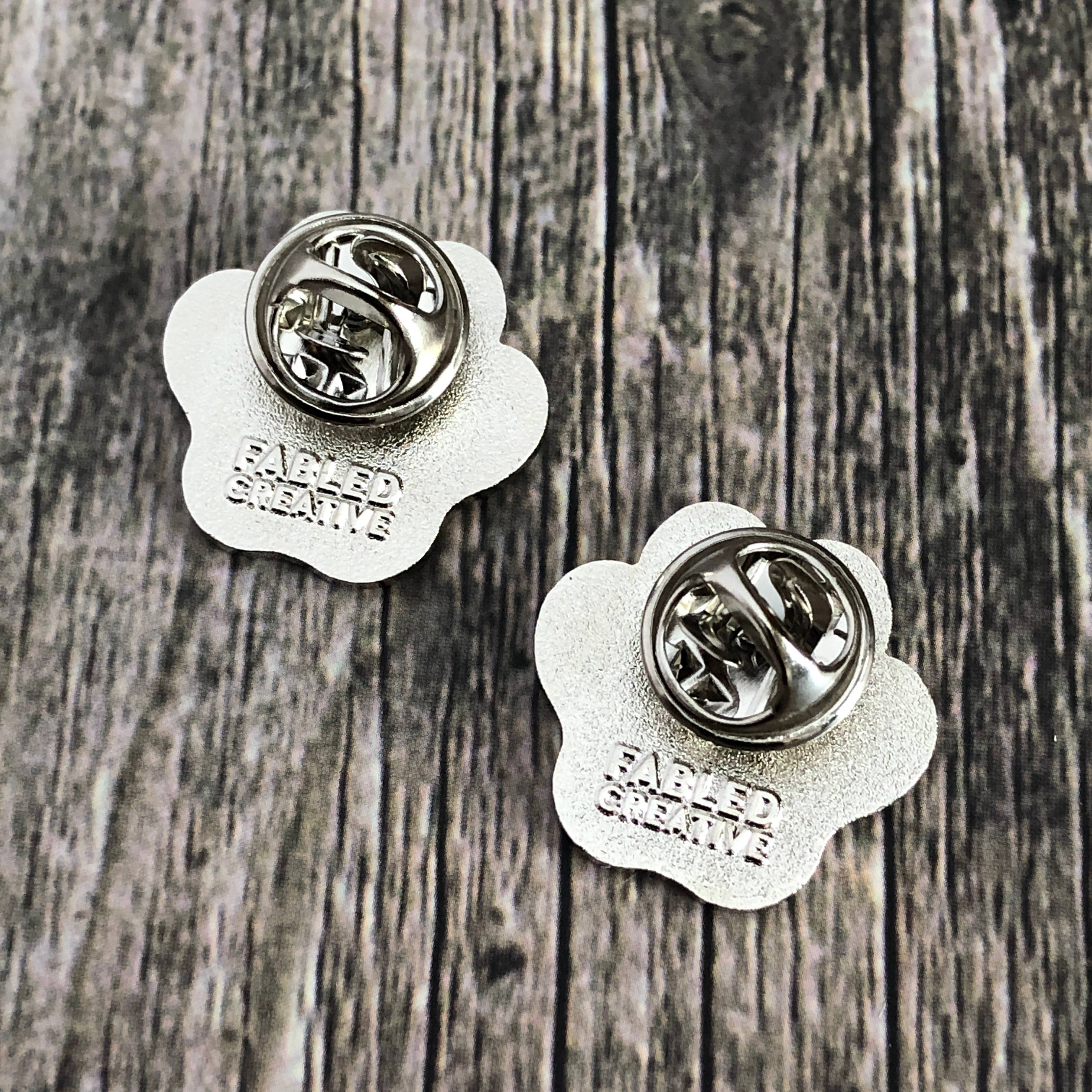 The Fabled Creative Co. - Wholesale Lapel Pin/Button - Cat Paws - Enamel Pin Set3