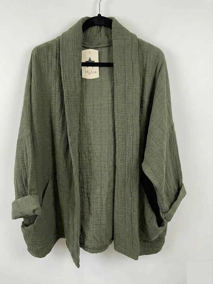 Mimi & Gogo - Vente Veste – femme - Veste Matelassée Coupe Kimono @5354_KimonoGaz26