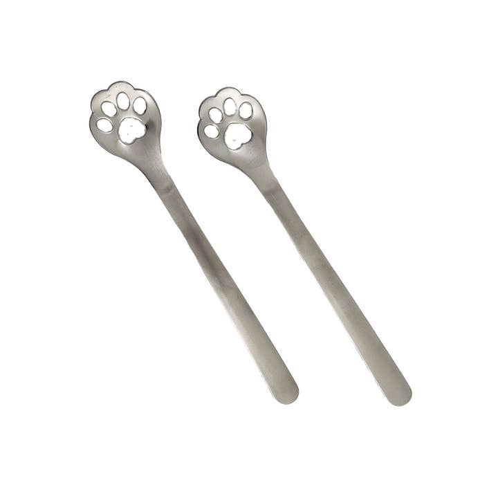 Fox Run Brands - Wholesale Kitchen Spoon - Fox Run Cat and Dog Paw Print Baking Spoons, 1.25” x 5.75”6