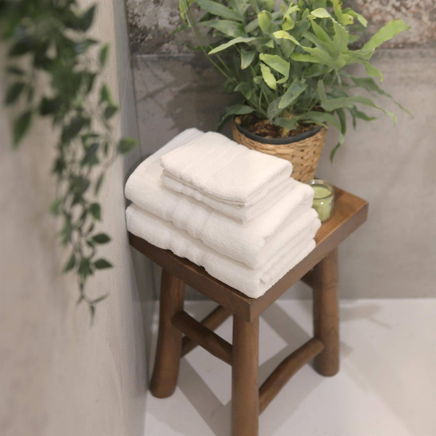 Rinkit Ltd - Vente Gant de toilette - Gant de toilette en coton 30 cm x 30 cm4