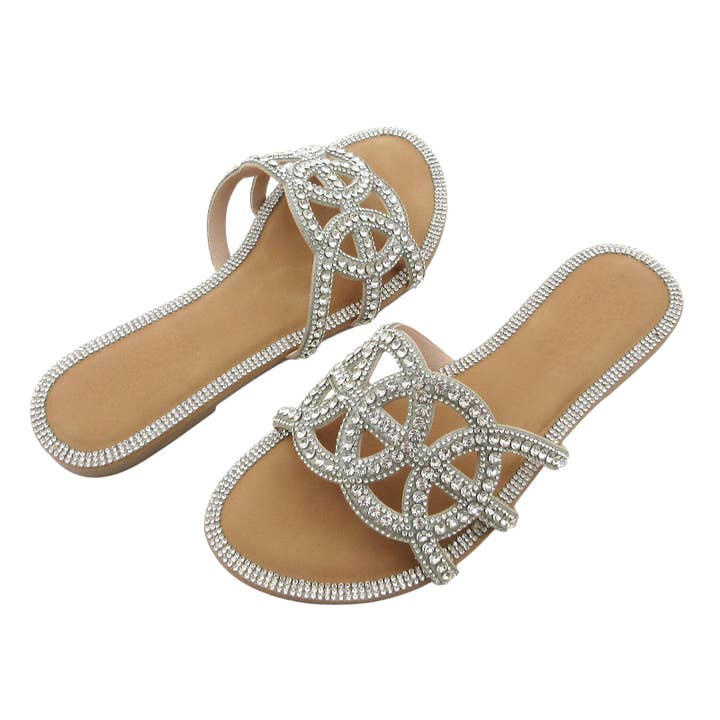 Glaze - Wholesale Sandals - Women's - HONEY-153 Women's Flat Sandals