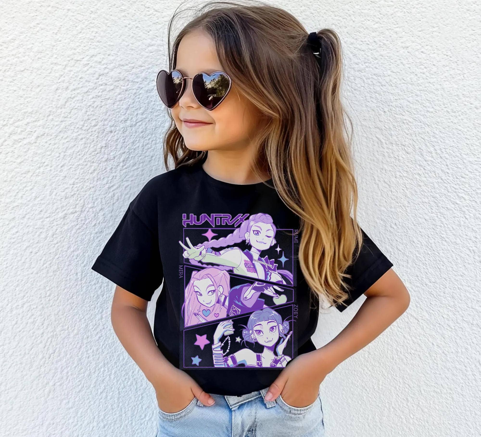 ClevorFit - Wholesale T-shirt (graphic) – unisex - Comfort Colors Kpop Demon Hunters Shirt, Jinu Manga Shirt1