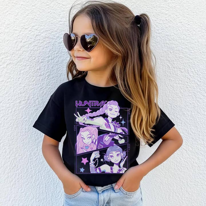 ClevorFit - Wholesale T-shirt (graphic) – unisex - Comfort Colors Kpop Demon Hunters Shirt, Jinu Manga Shirt1