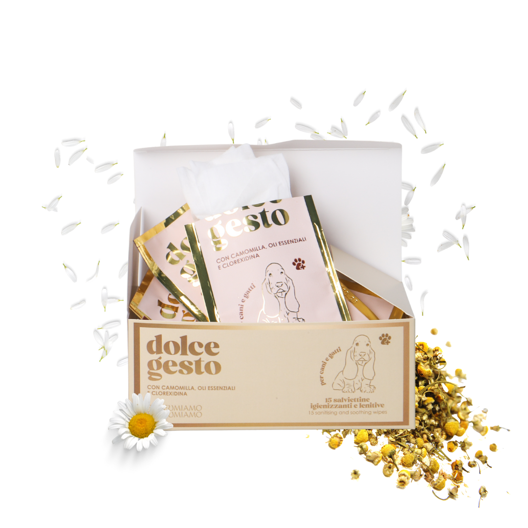 Profumiamo - Wholesale Pet Grooming Aid - Dog - DOLCE GESTO - Sanitizing Wipes For Animals1