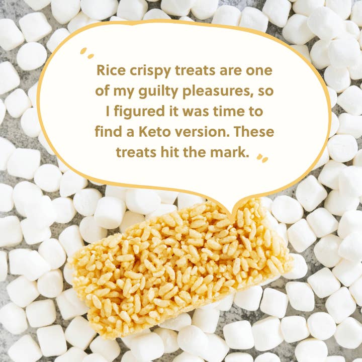 Perfect Keto - Wholesale Snack Bar - Mallow Munch (8 Count)- Low Calorie, Low Carb, Krispy Bar3