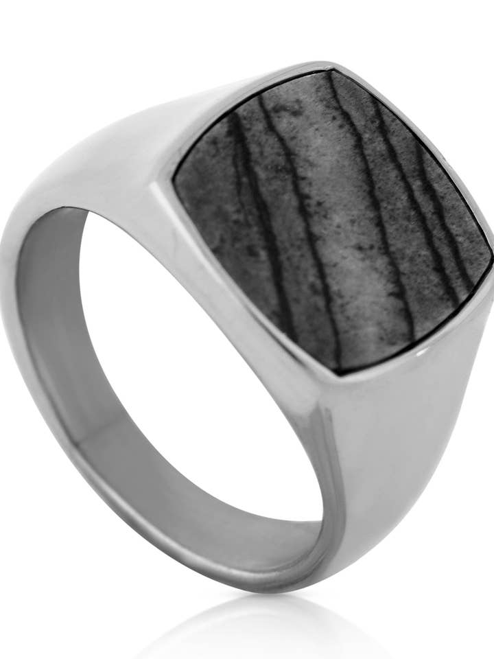 Bague Opul Argent-Labradorite pour la vente par Blackskies