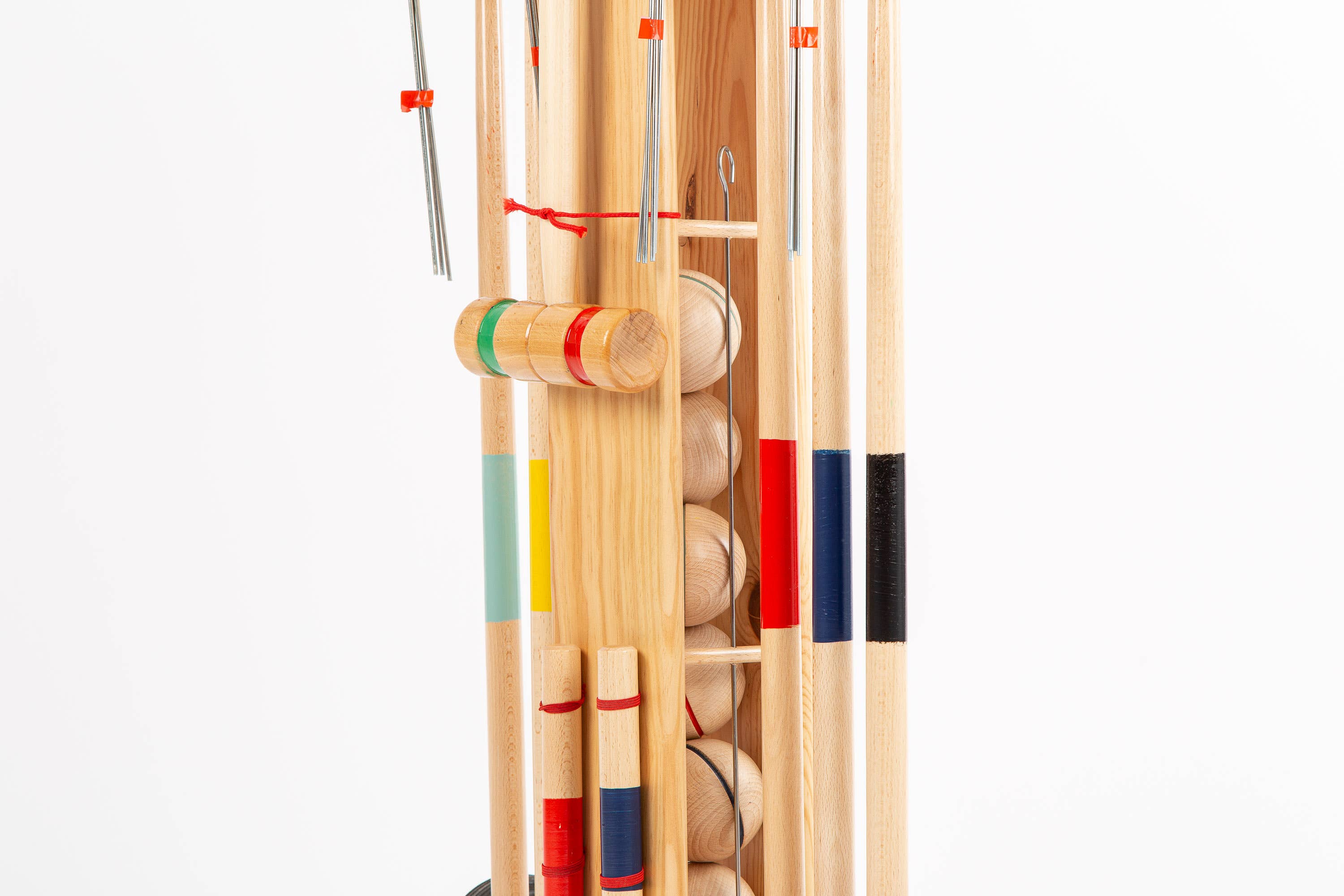 MORA PLAY - Wholesale Sporting Accessories - Croquet game in wooden trolley - 6 players6