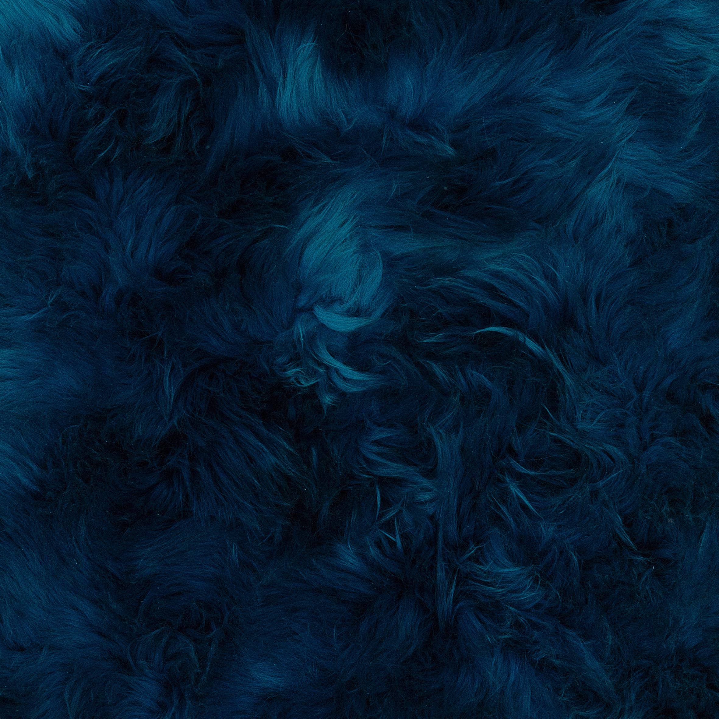 DYRESKINN® - Venta al por mayor Alfombra pequeña - Piel de oveja azul celeste 90-110 cm2