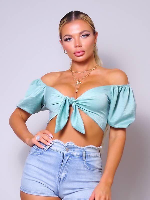 CEFIAN FASHION – Engroshandel Bluse - Dame – SEXET JASMIN FRONT SLIPS SOMMER TOP3
