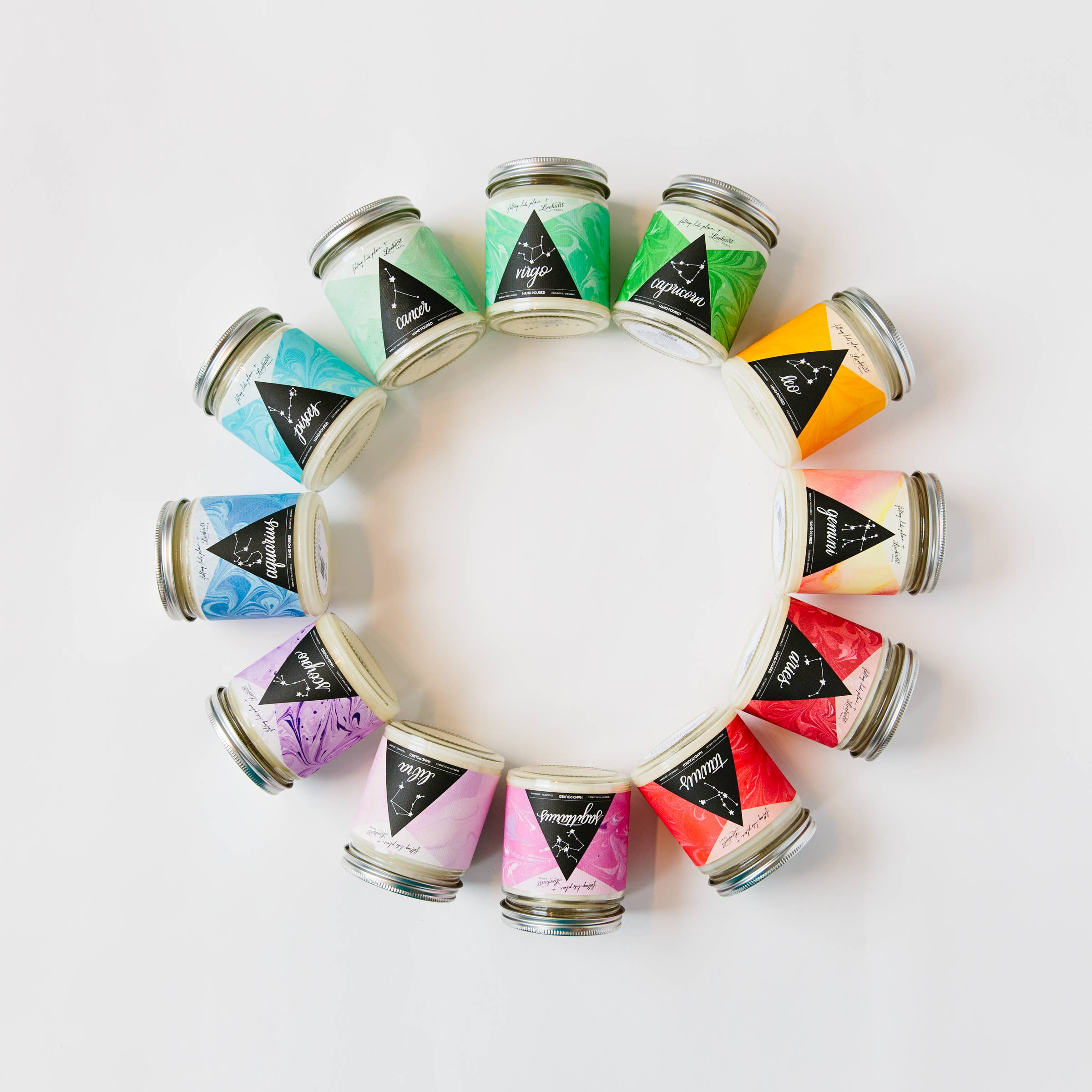 REMOVED BRAND - Wholesale Jar/Filled Candle - Astrology Series - Taurus Candle3