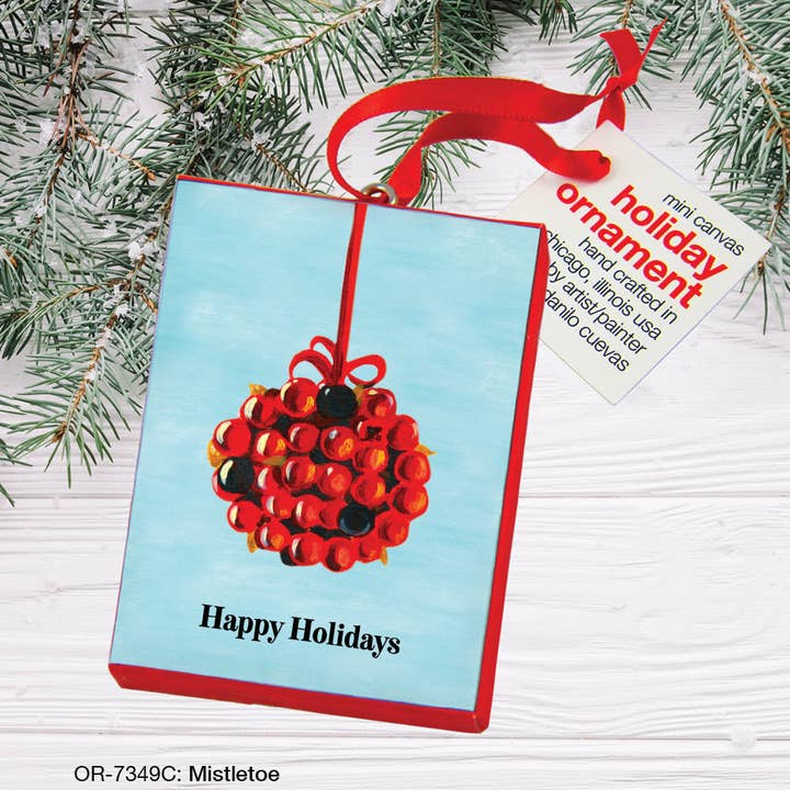 Mistel, prydnad (OR-7349C) för wholesale av Printed Canvas