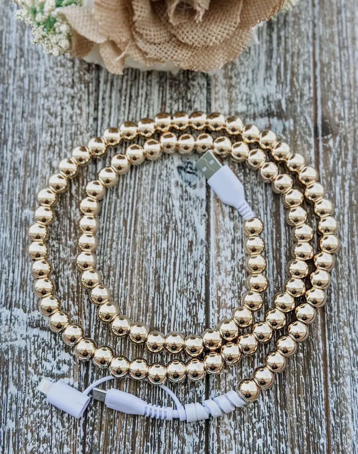The Lyrical Spirit, LLC - Wholesale Charging Cable - Beaded Phone Charging Cables5
